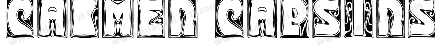 Carmen CapsInside字体转换